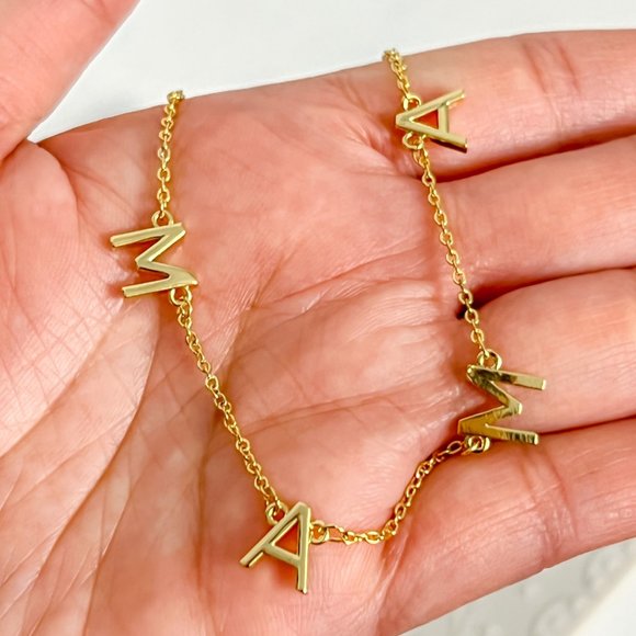 Mother's Day Gift For Mom Necklace Gift To New Moms Necklace Mom Jewelry Gold - Picture 11 of 17